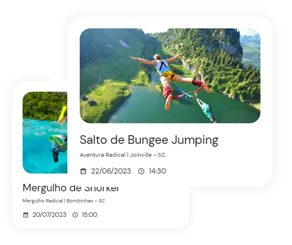 Reserve em 3 etapas